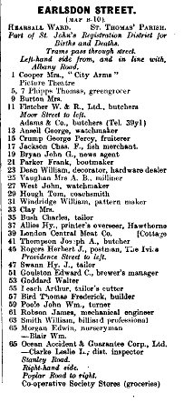 Earlsdon Street 1912 Directory p1